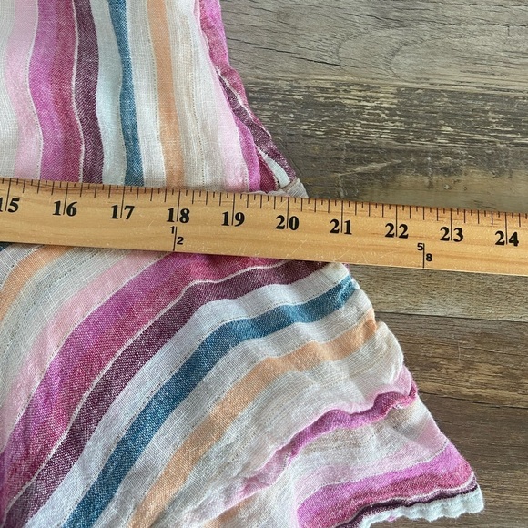 Rails Striped Midi Dress in Pink and White - Picture 6 of 10